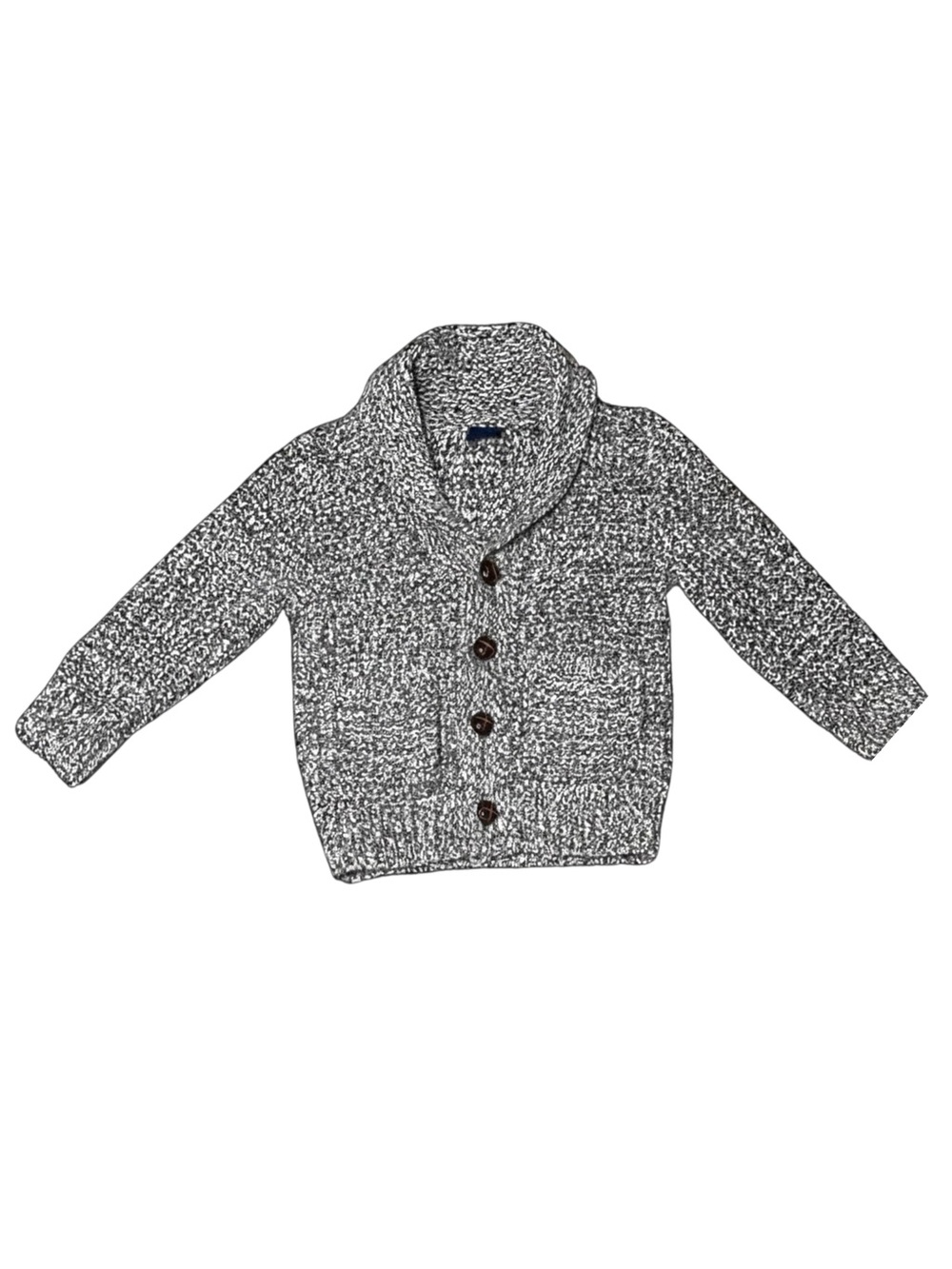 GAP Baby Marled Gray Knit Cardigan